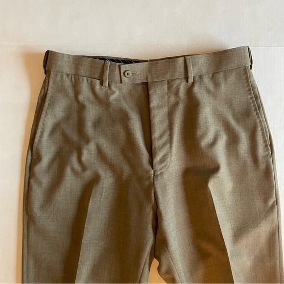 Louis Raphael Luxe 100% Worsted Wool Men’s Tapered Leg Dress Pants Slacks- 32/30 - Picture 5 of 11